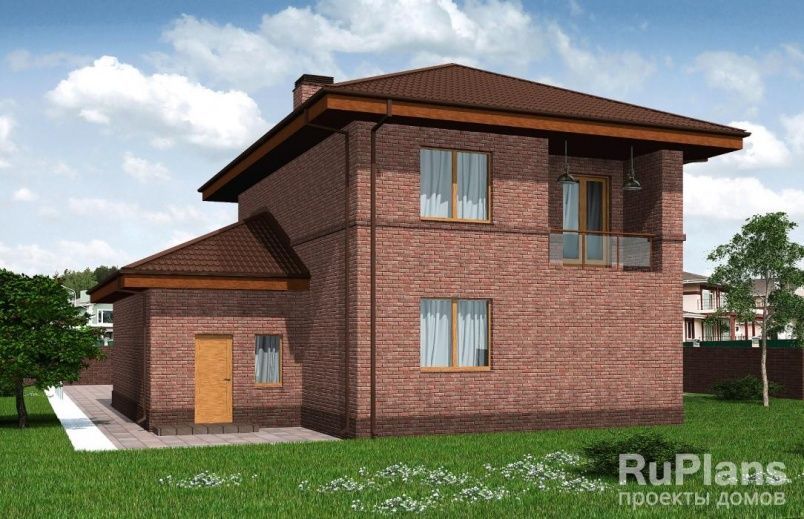 Проект блочного дома №818 на заказ