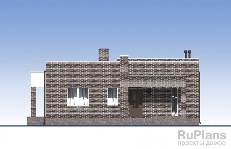 Проект кирпичного дома №536 на заказ