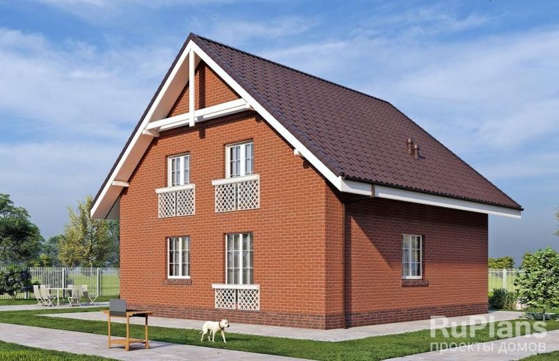 Проект кирпичного дома №531 на заказ