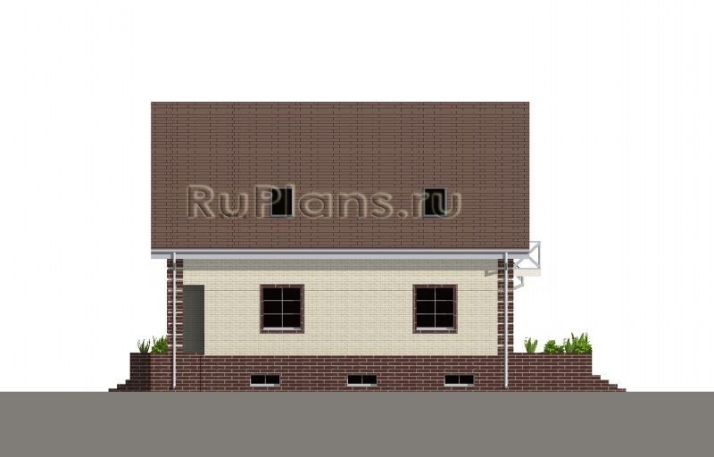 Проект кирпичного дома №486 на заказ