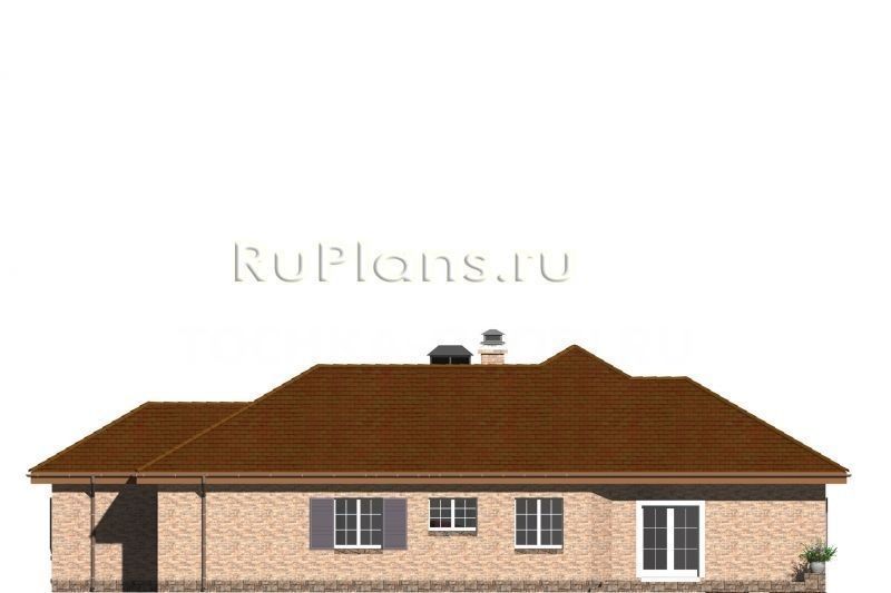 Проект кирпичного дома №780 на заказ