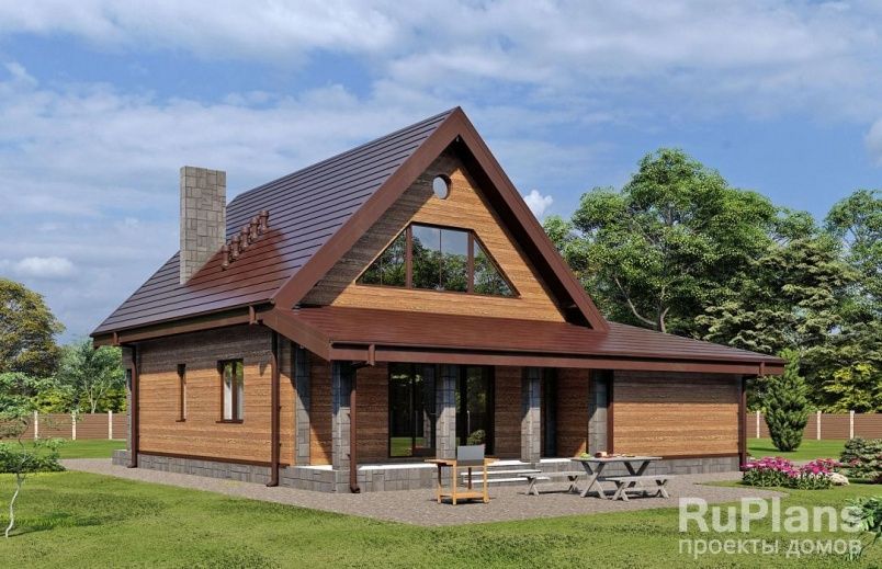 Проект блочного дома №364 на заказ