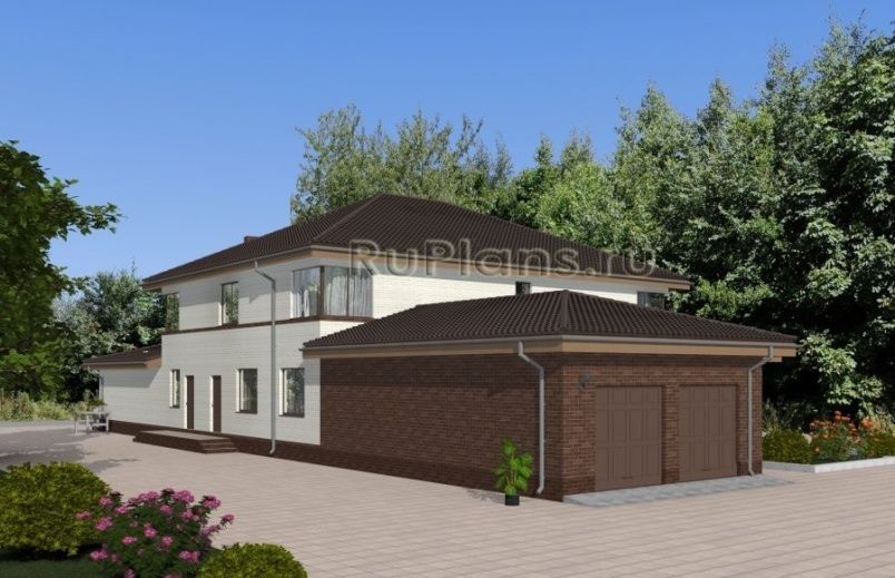 Проект кирпичного дома №922 на заказ