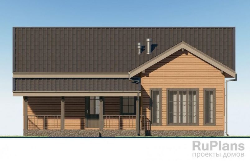 Проект каркасного дома №591 на заказ