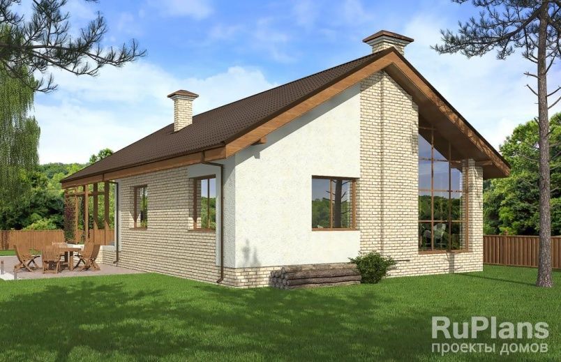 Проект кирпичного дома №367 на заказ