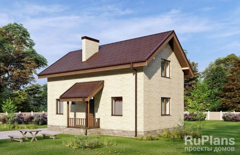 Проект блочного дома №639 на заказ