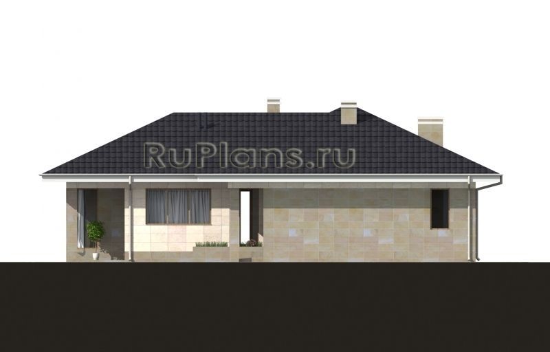 Проект блочного дома №496 на заказ