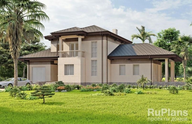 Проект кирпичного дома №488 на заказ