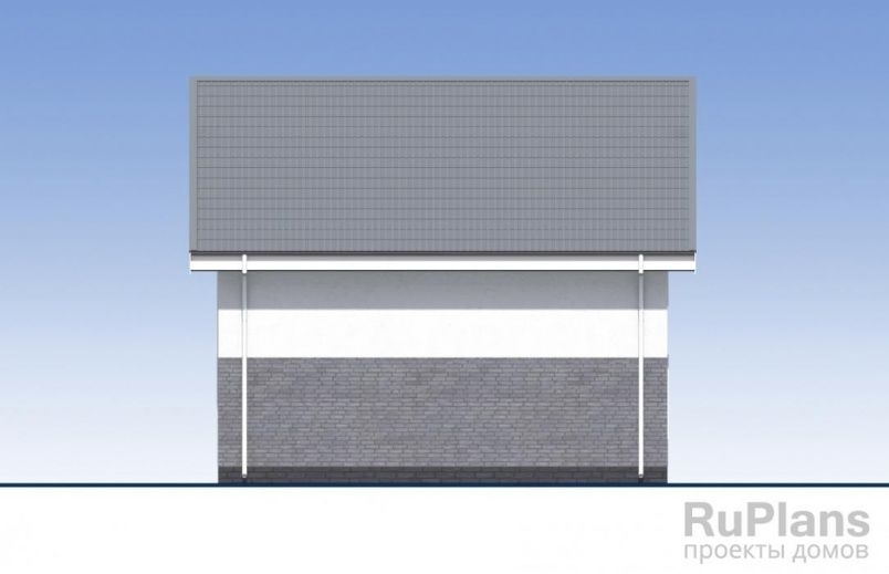 Проект кирпичного дома №343 на заказ
