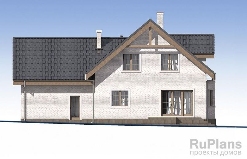 Проект блочного дома №585 на заказ