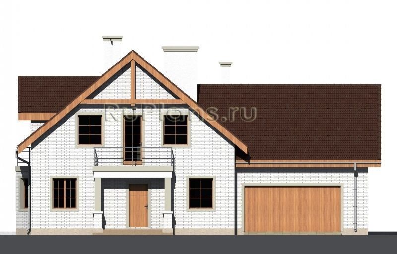 Проект кирпичного дома №324 на заказ