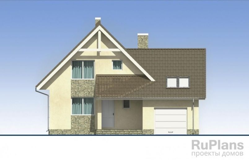 Проект блочного дома №526 на заказ