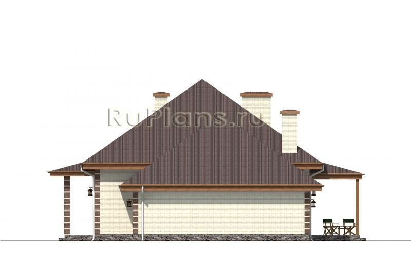 Проект кирпичного дома №383 на заказ