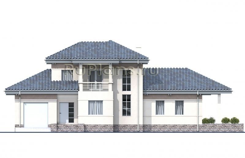 Проект кирпичного дома №488 на заказ