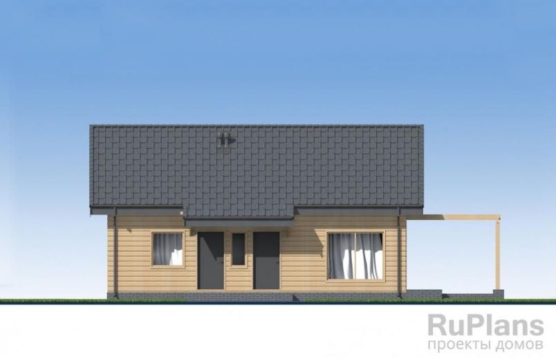 Проект каркасного дома №534 на заказ