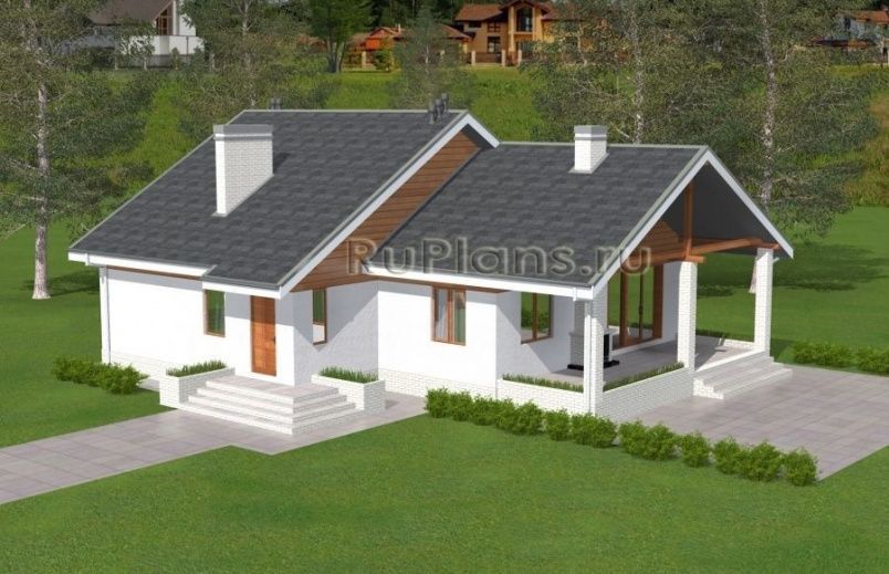 Проект блочного дома №501 на заказ