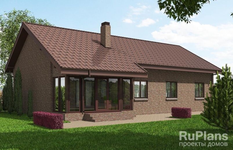 Проект блочного дома №564 на заказ