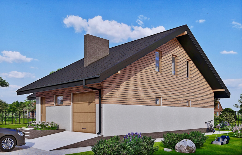 Проект блочного дома №397 на заказ