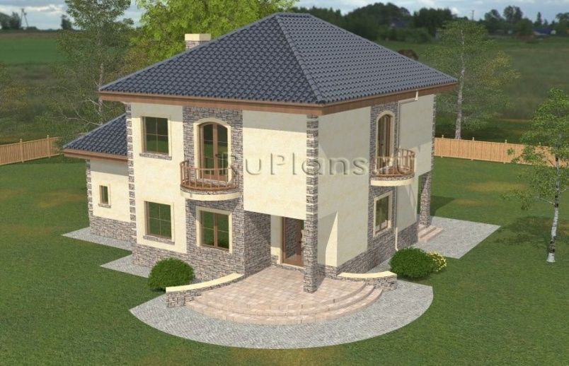 Проект кирпичного дома №389 на заказ