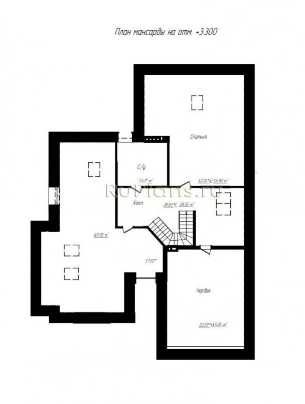 Проект кирпичного дома №754 на заказ