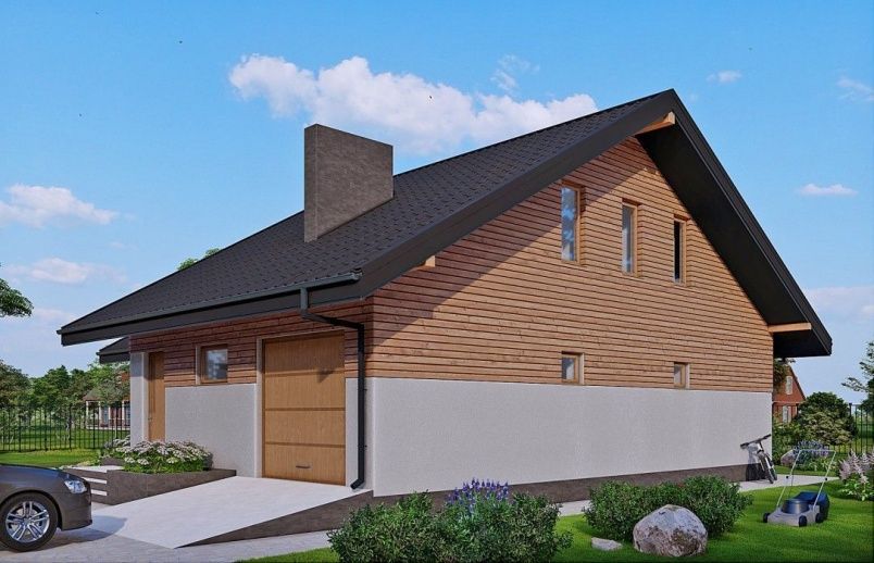 Проект блочного дома №397 на заказ