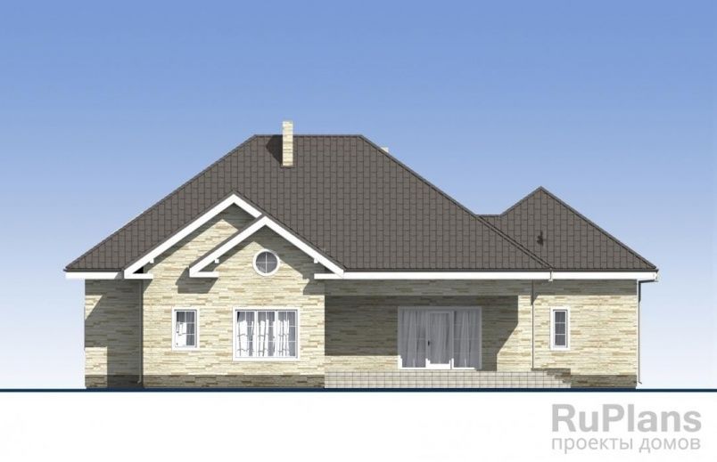 Проект блочного дома №614 на заказ