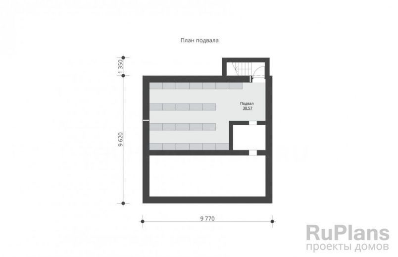 Проект блочного дома №91 на заказ