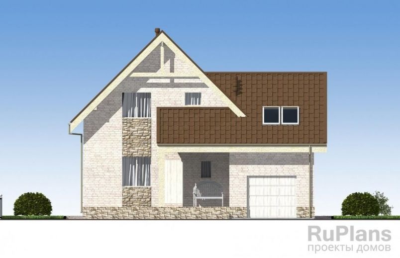 Проект кирпичного дома №516 на заказ