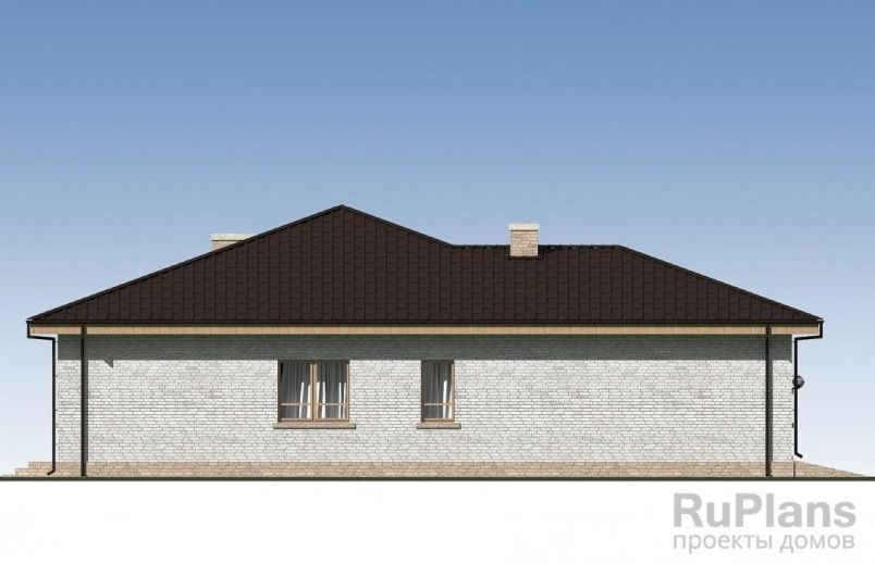 Проект кирпичного дома №241 на заказ