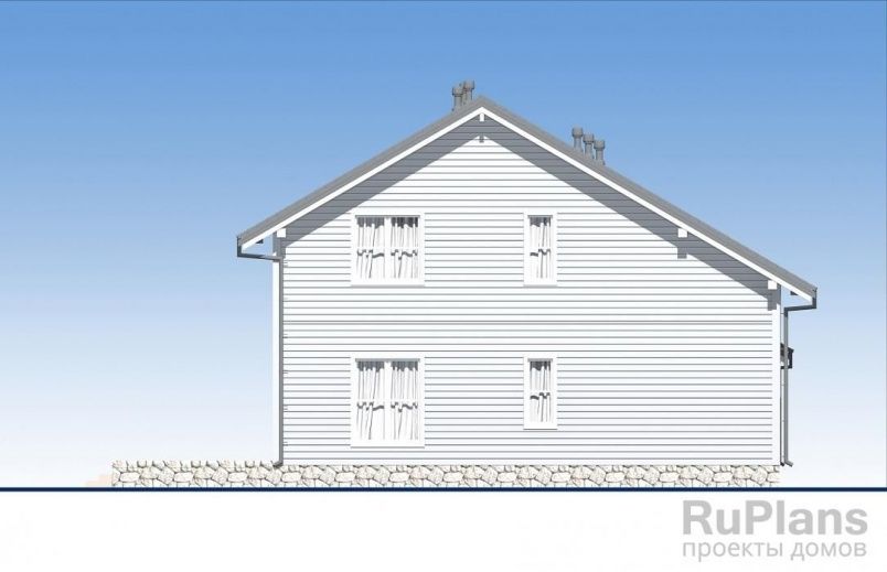 Проект каркасного дома №807 на заказ