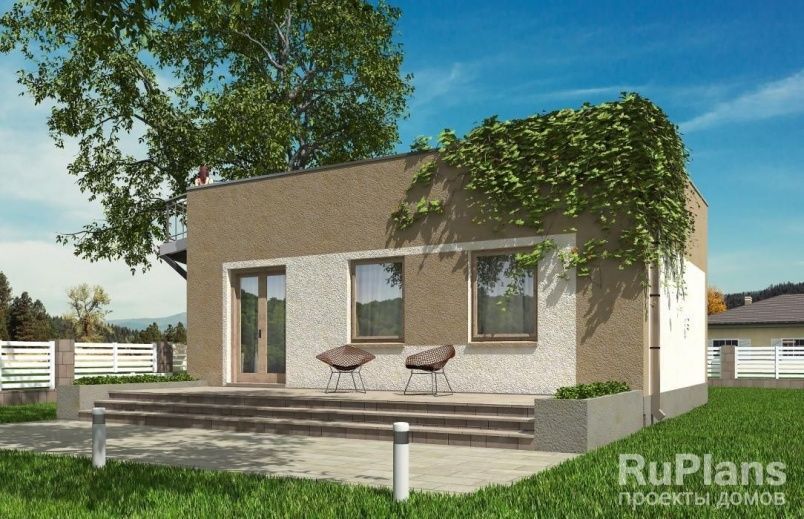 Проект блочного дома №456 на заказ