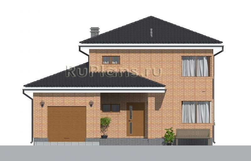 Проект блочного дома №492 на заказ