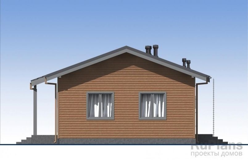 Проект каркасного дома №765 на заказ