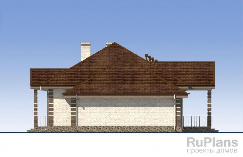 Проект блочного дома №137 на заказ