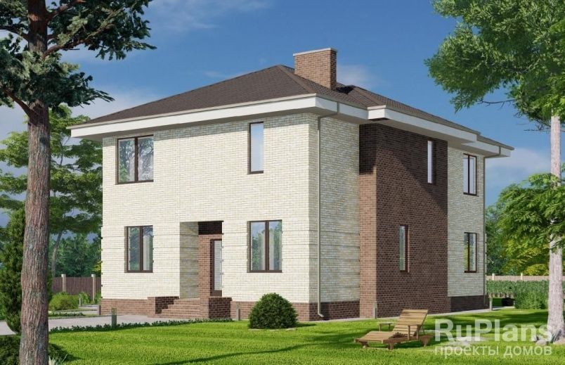 Проект кирпичного дома №966 на заказ