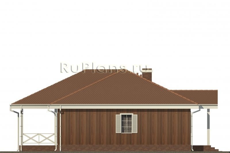 Проект каркасного дома №494 на заказ