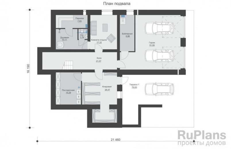 Проект кирпичного дома №256 на заказ