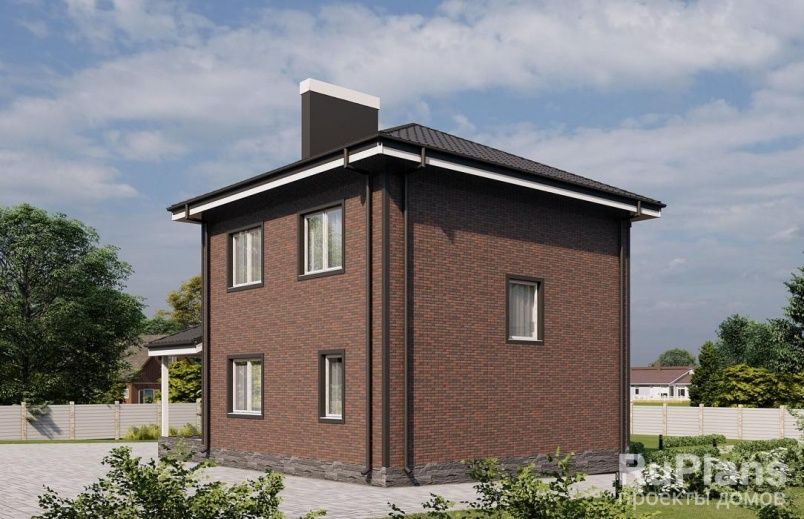 Проект блочного дома №61 на заказ