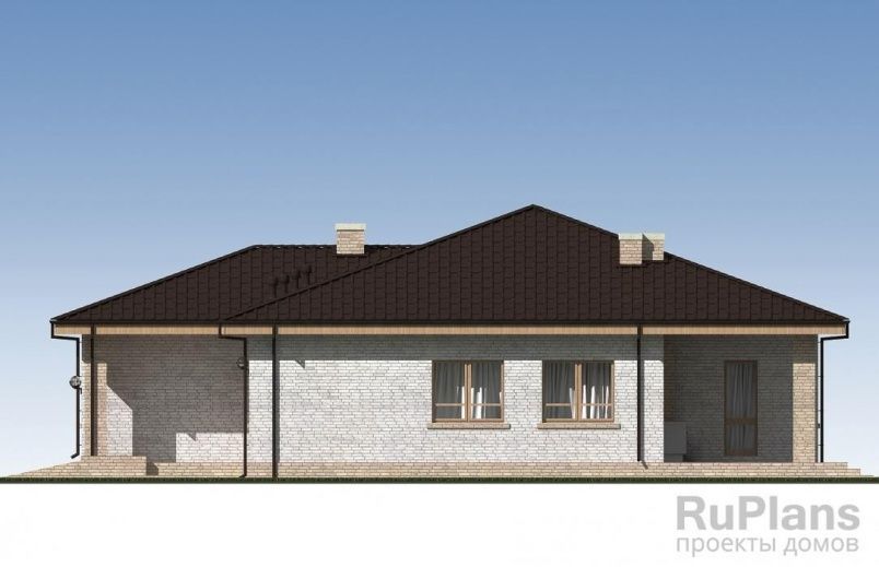 Проект кирпичного дома №241 на заказ