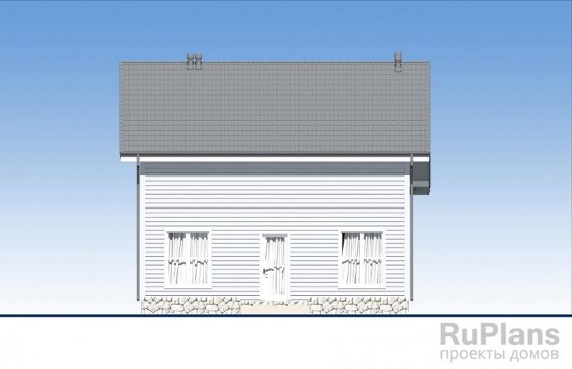 Проект каркасного дома №807 на заказ