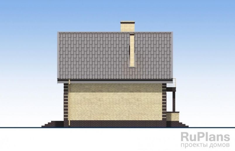 Проект кирпичного дома №563 на заказ