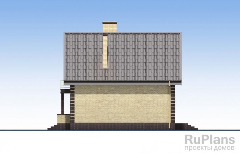 Проект кирпичного дома №595 на заказ