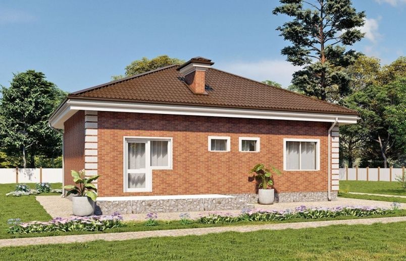 Проект блочного дома №506 на заказ