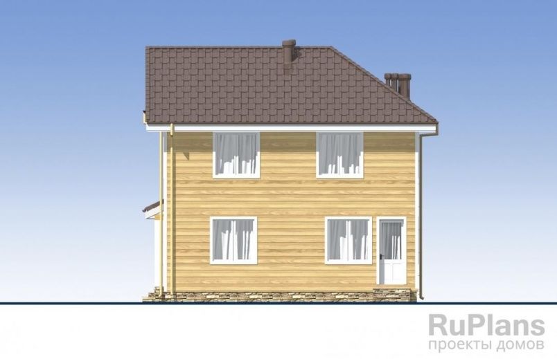 Проект каркасного дома №401 на заказ