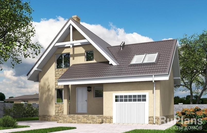 Проект блочного дома №141 на заказ