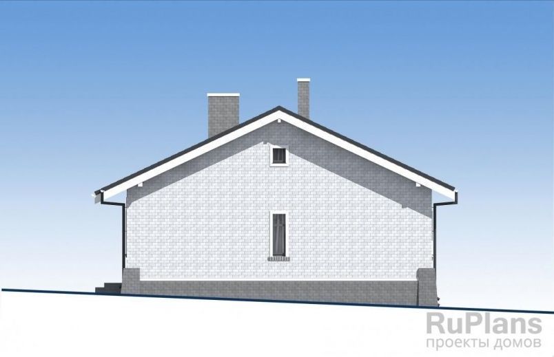 Проект блочного дома №861 на заказ
