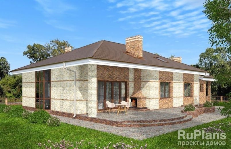 Проект кирпичного дома №333 на заказ