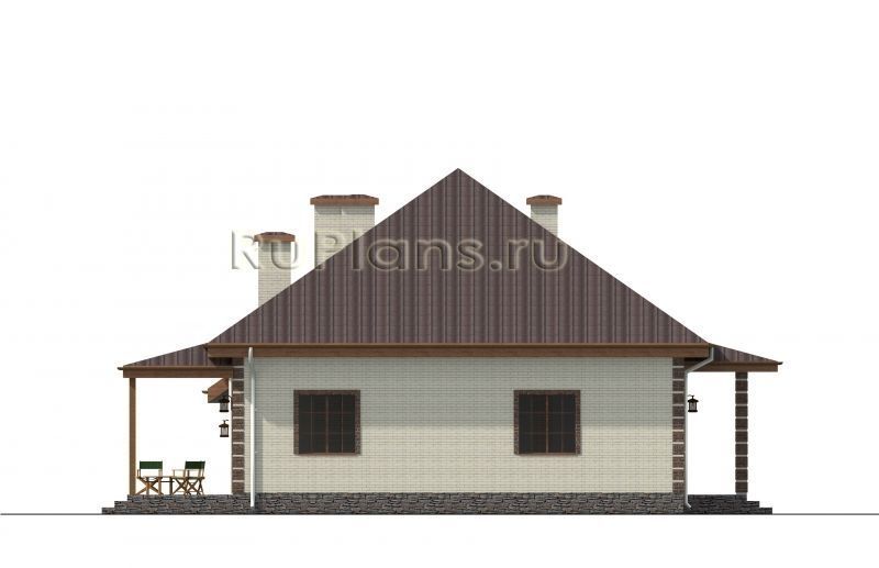 Проект кирпичного дома №383 на заказ