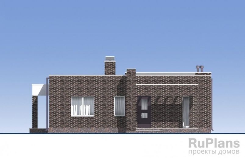 Проект кирпичного дома №532 на заказ