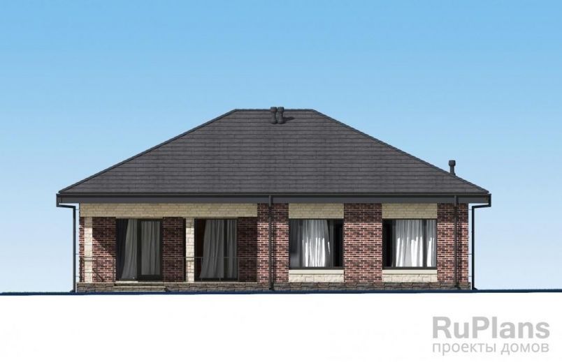 Проект блочного дома №661 на заказ